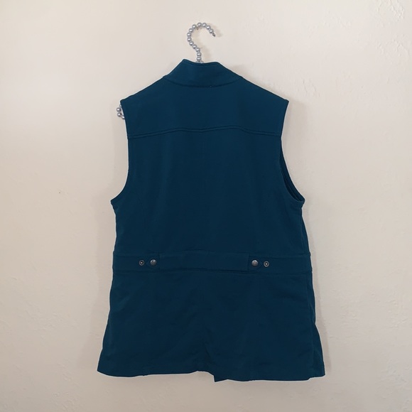 Talbots teal vest - Picture 4 of 5